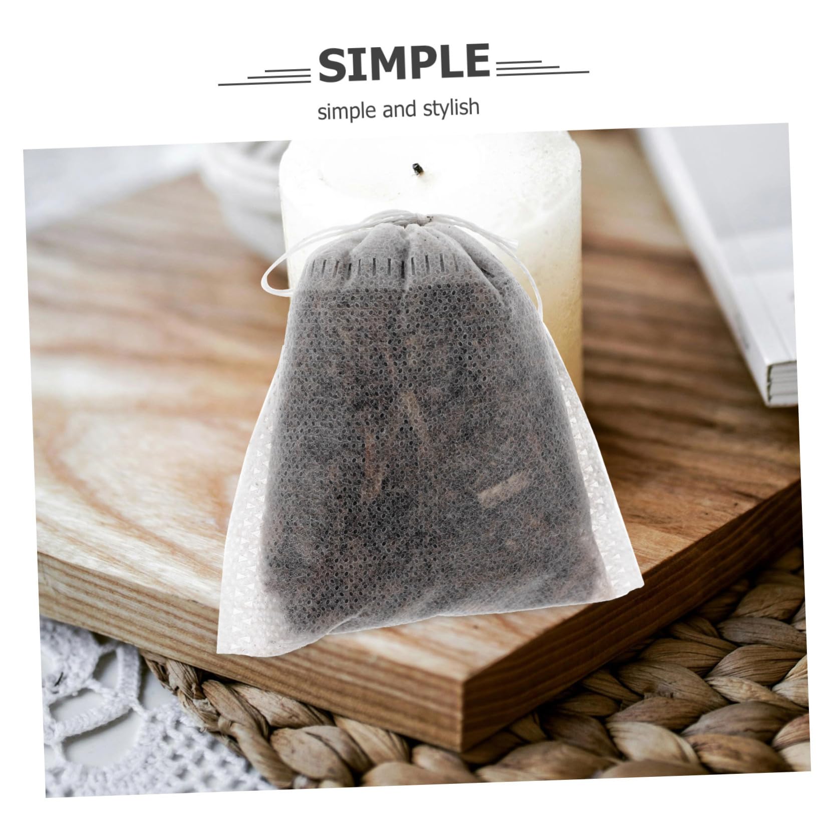 Healeved 50pezzi Sacchetti Profumati Di Artemisia Per Armadi e Aromi Naturali Per Relax e Comfort Per Casa Ufficio e Veicoli