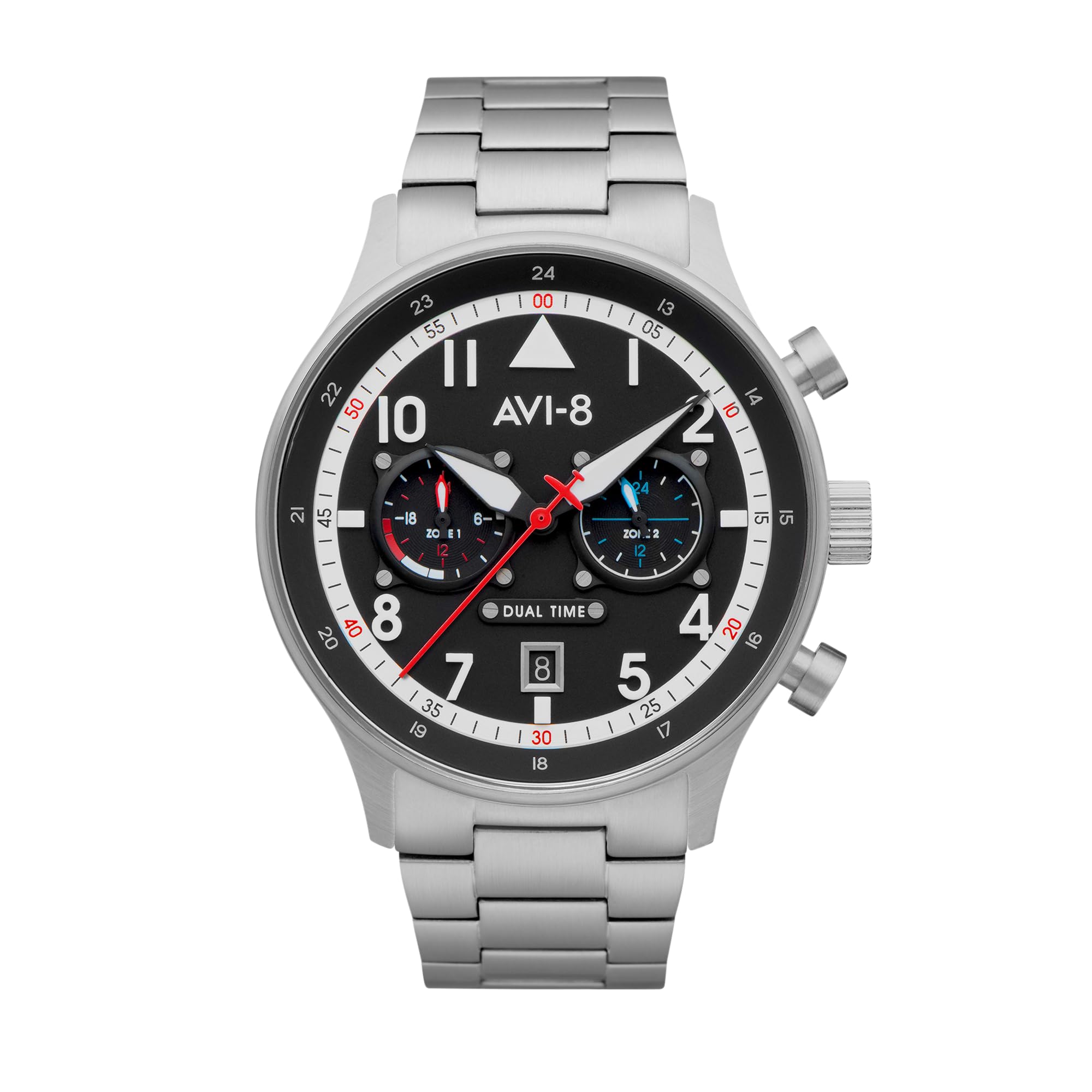 Amazon.com: AVI-8 Men's 43.5mm Hawker Hurricane Carey Dual Time
