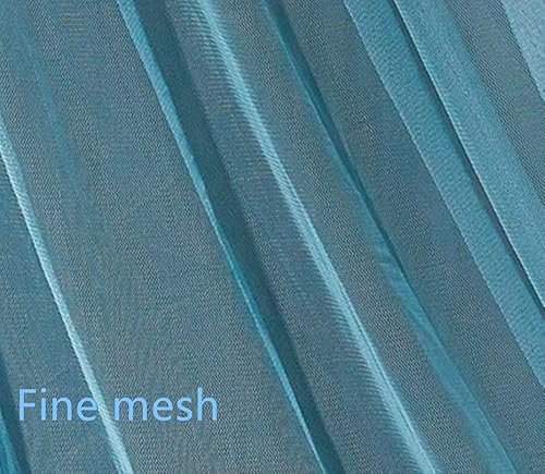 Miniatura 4 de VARWANEO -Dosel de cama de princesa para niñas, cortina de dos capas de malla de cúpula de cama - mosquitero de princesa para cama Individual,