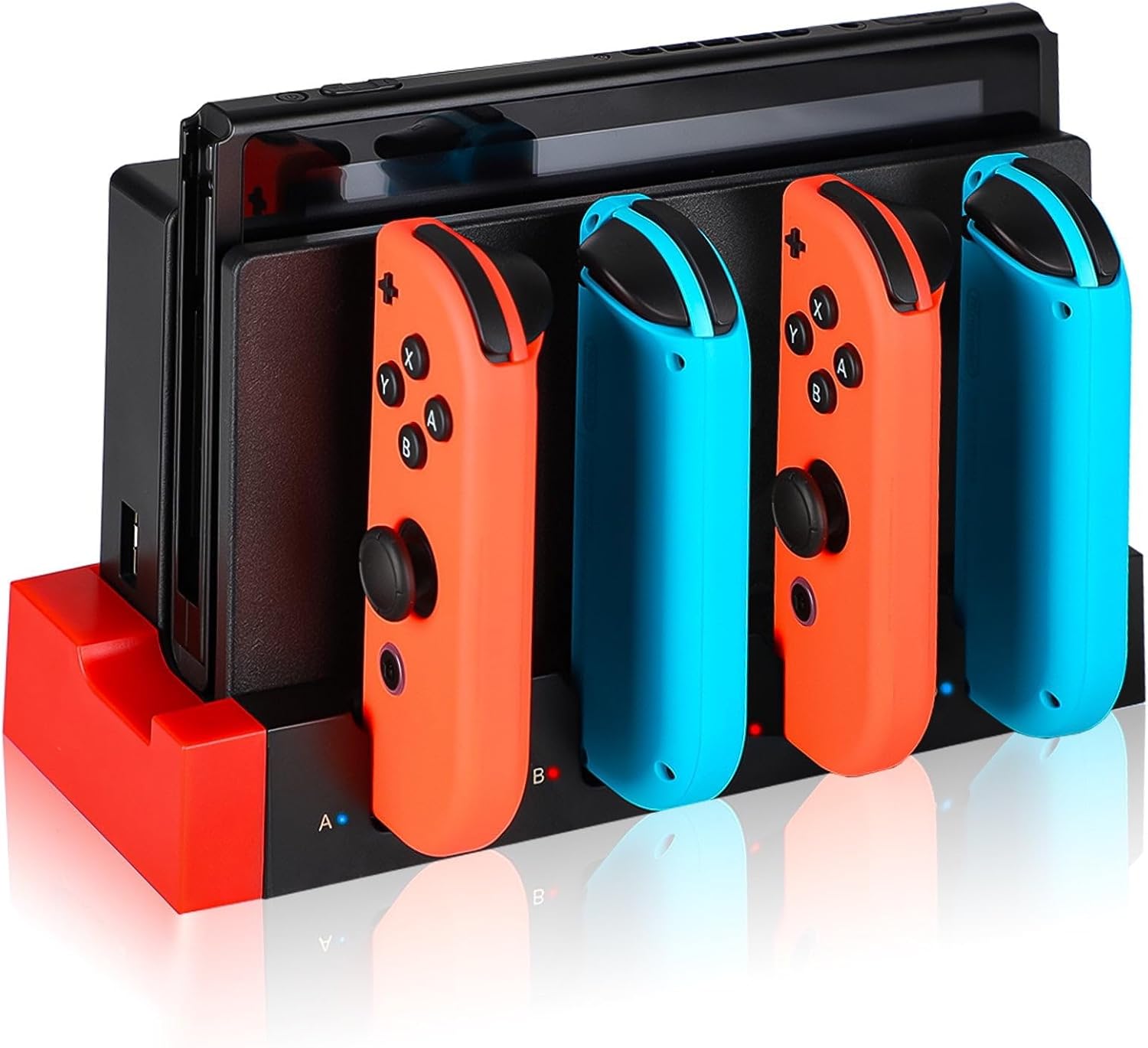 KUYIGAME 4In1 Charging Charger Dock Fit for Nintendo