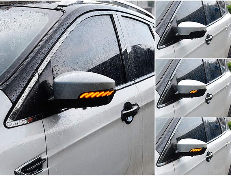 Luz de seta sequencial LED para retrovisor Ford Focus MK3 RS ST 2012 a 2018 ruihe – Par