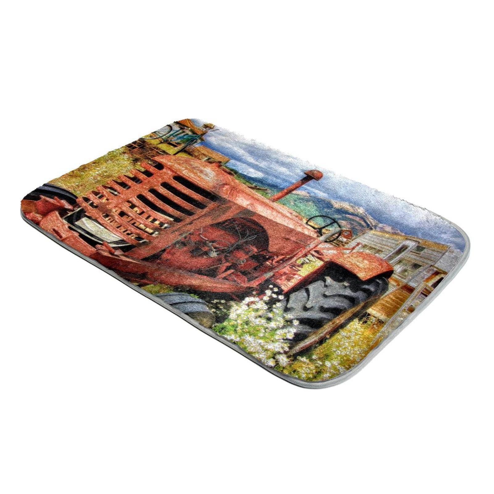 Tapis poils longs tracteur en fausse fourrure douce pour chambre