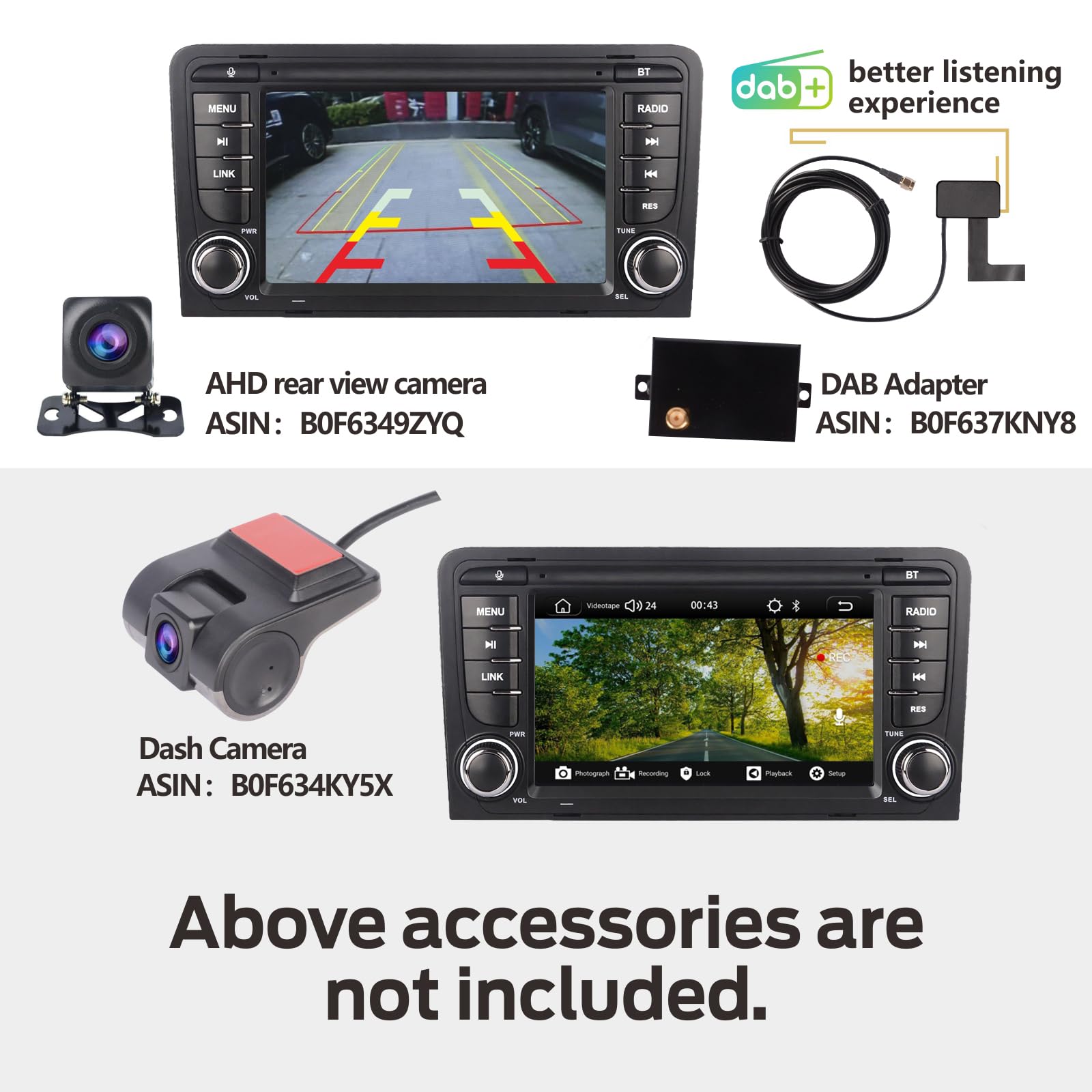 Fast Boot Linux Radio samochodowe kompatybilne z Audi A3 S3 RS3 8P 2003-2012 Bluetooth/Wireless CarPlay/Android Auto/FM/AM/RDS/USB