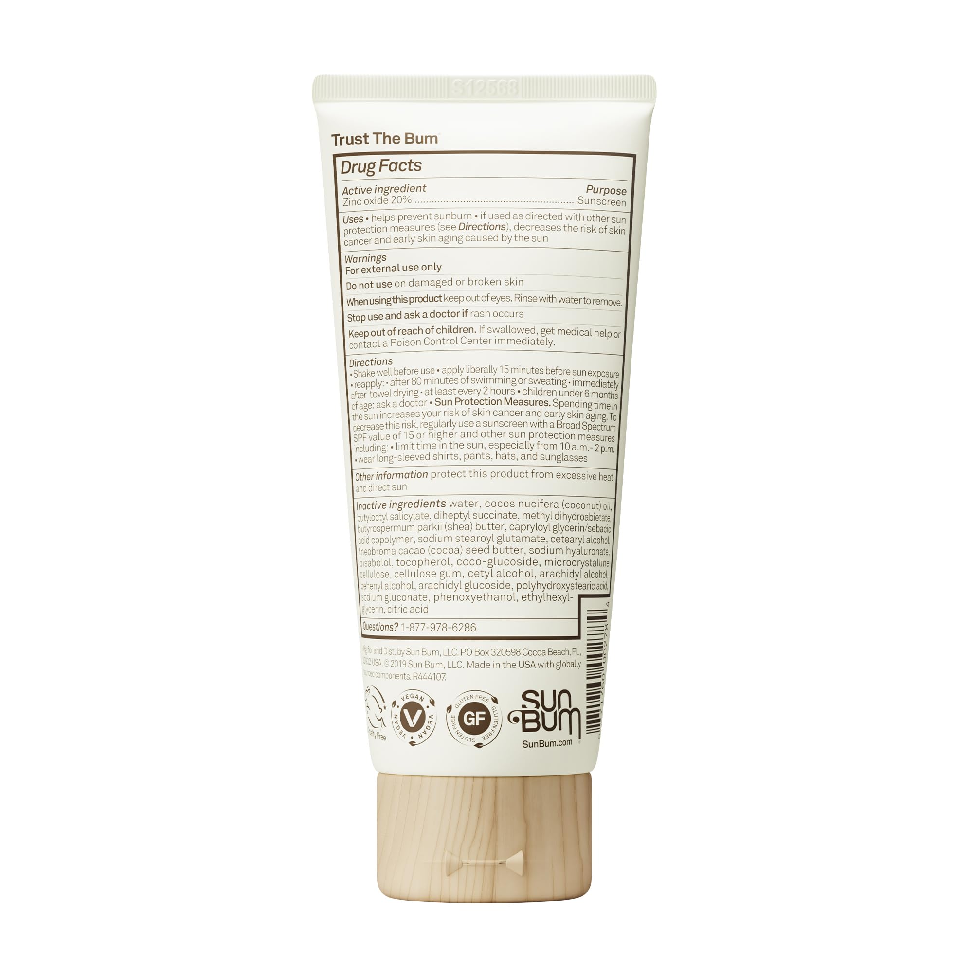 Baby Bum SPF 50 Mineral Sunscreen Lotion Fragrance Free – 3 oz