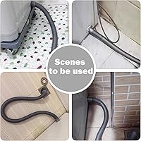 Vista 2 de Manguera de drenaje para lavadora de 23 pies, kit de extensión de manguera de drenaje corrugado flexible para lavadora que se ajusta a 1 1/4