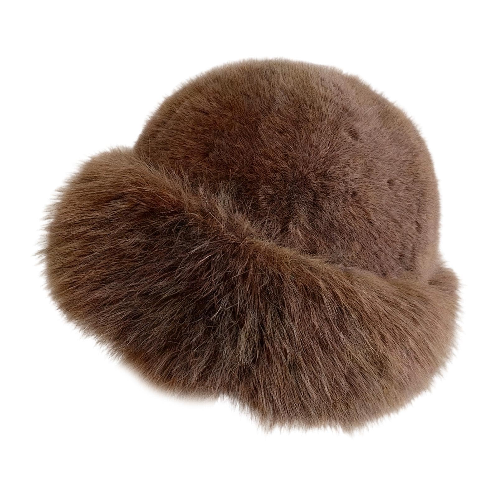 Russian Hat for Women Thick Warm Winter Plush Hat for Travel Walking Outdoor Coffee| Streetwear | Aesthetic | Casual-image-44
