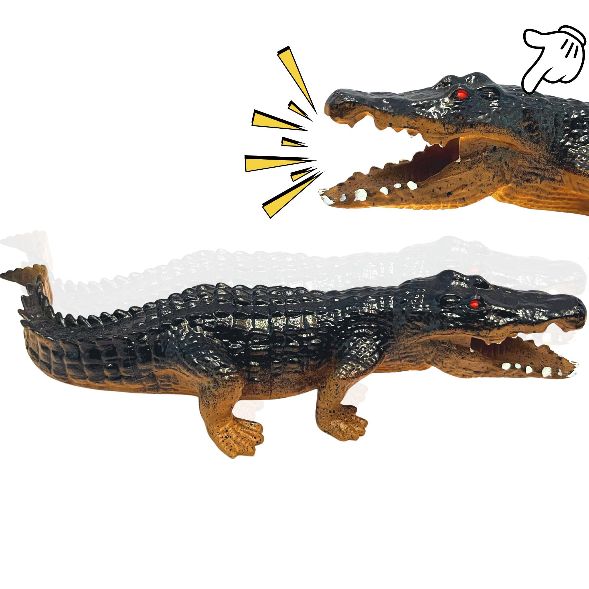 Buy Mallexo Crocodile Action Figure Toy for Kids 3+| 1PC Realistic
