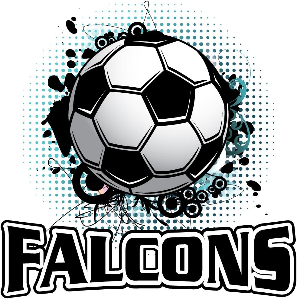 VictoryStore Towels - Falcons Mascot Soccer Team Towels, Set of 16