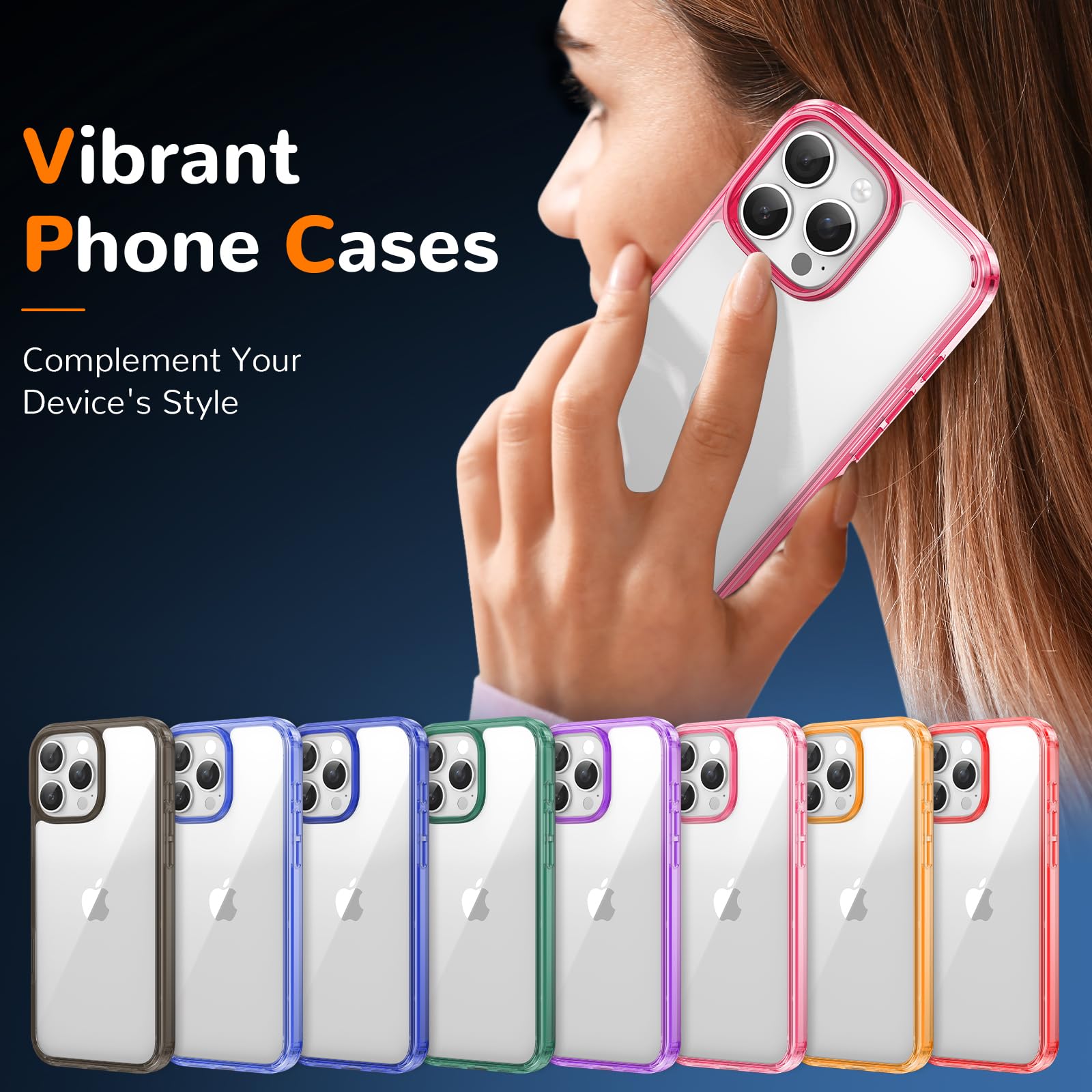 Clear Case for iPhone 15, Ultra Thin, Shockproof TPU Cover, Anti-Yellowing, Crystal Clear, Phone Case for Apple iPhone 15 - Clear — view 19