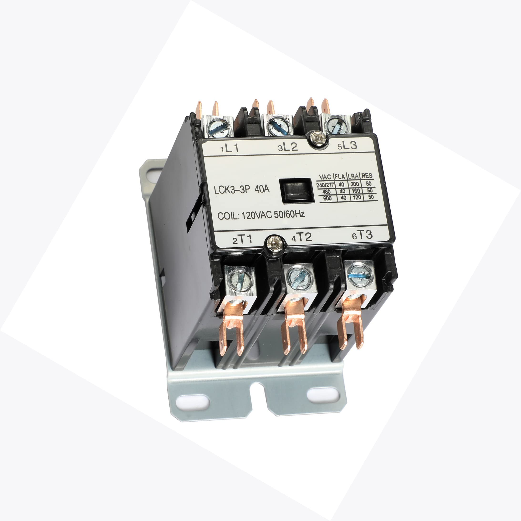 KuangBBBTools3 Pole 40 Amp 110/120 VAC Coil Definite Purpose Air Conditioner Contactor