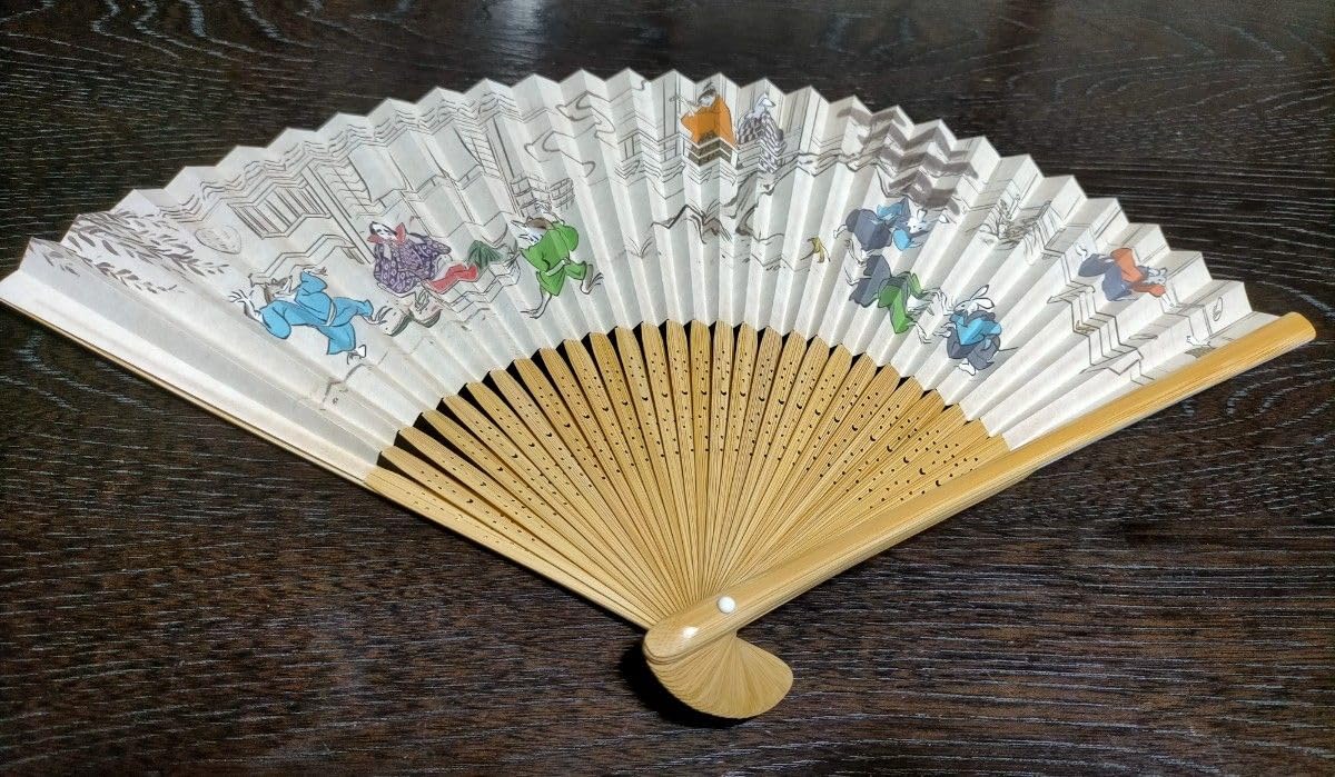 Amazon.co.jp: 志村けんの大爆笑展 京扇子 バカ殿 限定販売品 木箱付 