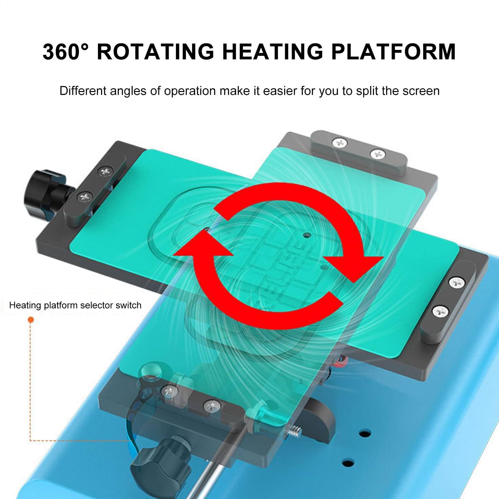 Máquina Para Quitar El Calor De La Pantalla Del Teléfono Móvil, Herramienta Separadora De Pantalla Del Teléfono Con Ventosa, Accesorio Separador De Pantalla Lcd