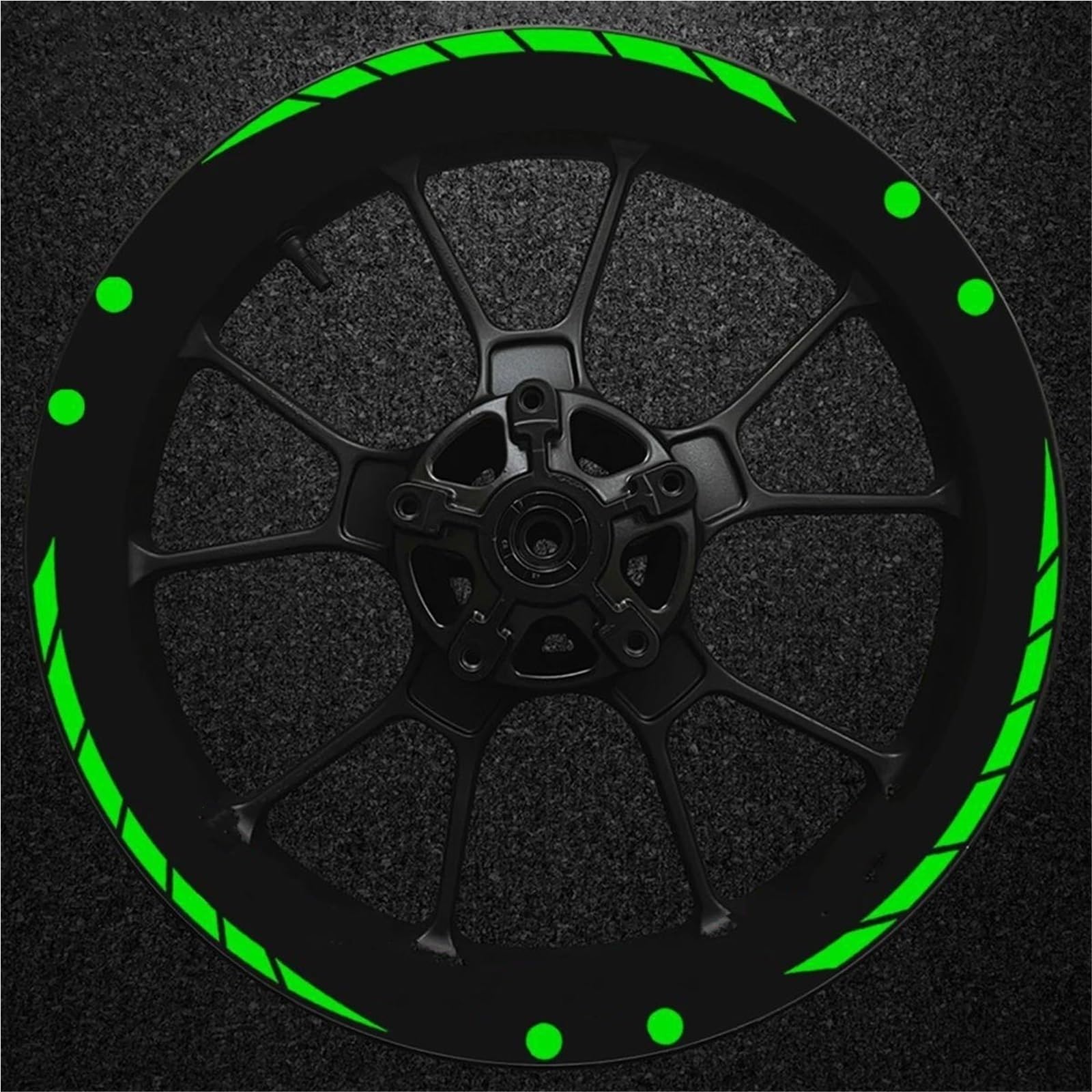 17-inch Reflective Motorcycle Wheel Decals Accessories for CBR650R CBR 250RR 600RR 1000RR(Style 3)
