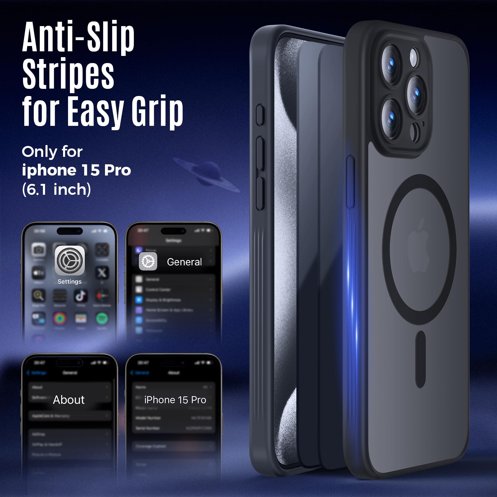 Amazon.com: Symcele Designed for iPhone 15 Pro Case, Compatible