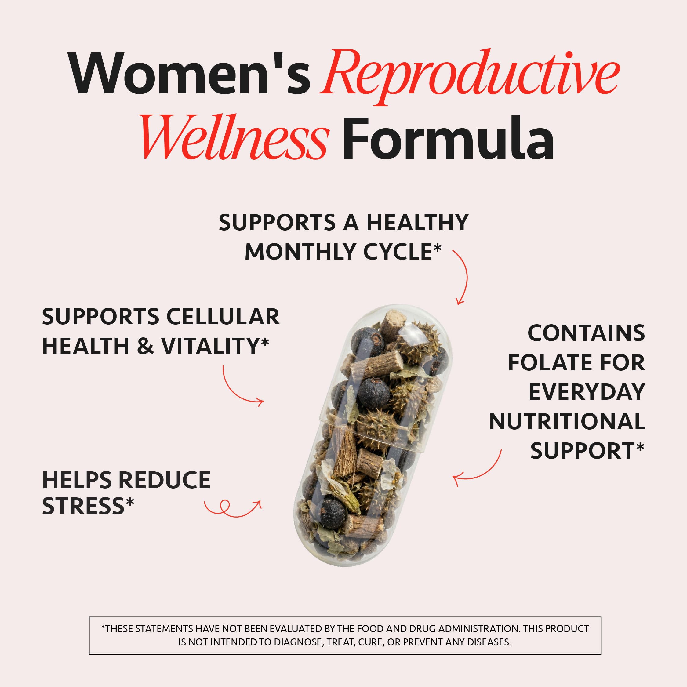 Freshly Moms Ayurvedic Fertility Supplements for Women | Ovulation, Hormonal Balance & Cycle Support | Maca Root, Vitex, & Vitamins | Vegan | 90 Capsules - OSH Wellness — Amazon image 2