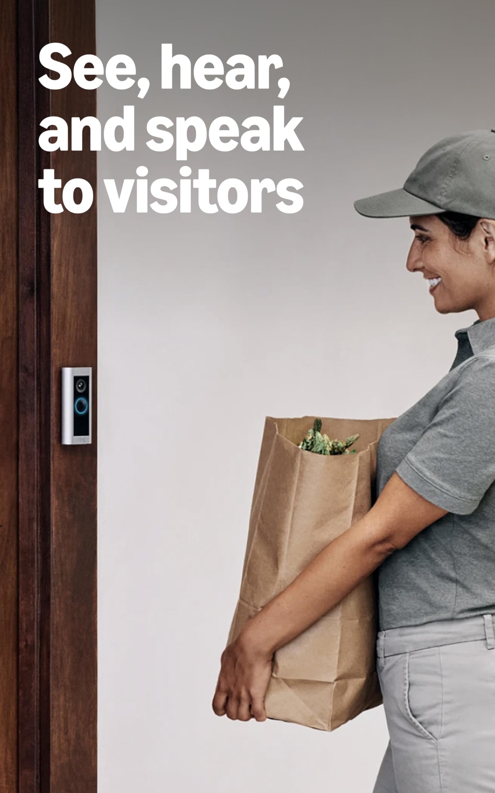 Ring Wired Doorbell Pro – Best-in-class with cutting-edge features (existing doorbell wiring required)