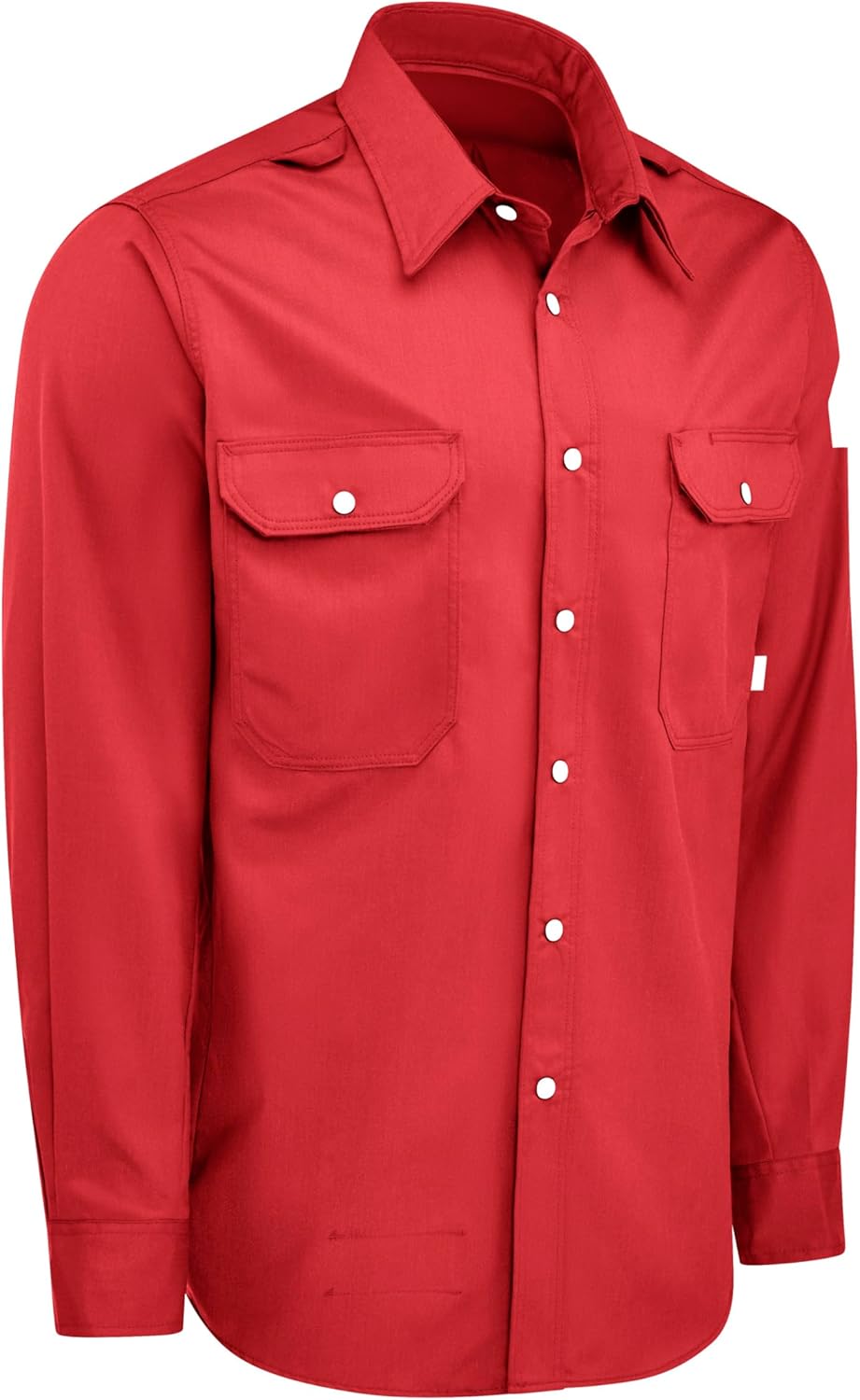 Bulwark FR Men's Iq Series Midweight Comfort Flame Resistant Snap-Front Woven Shirt - Image 4