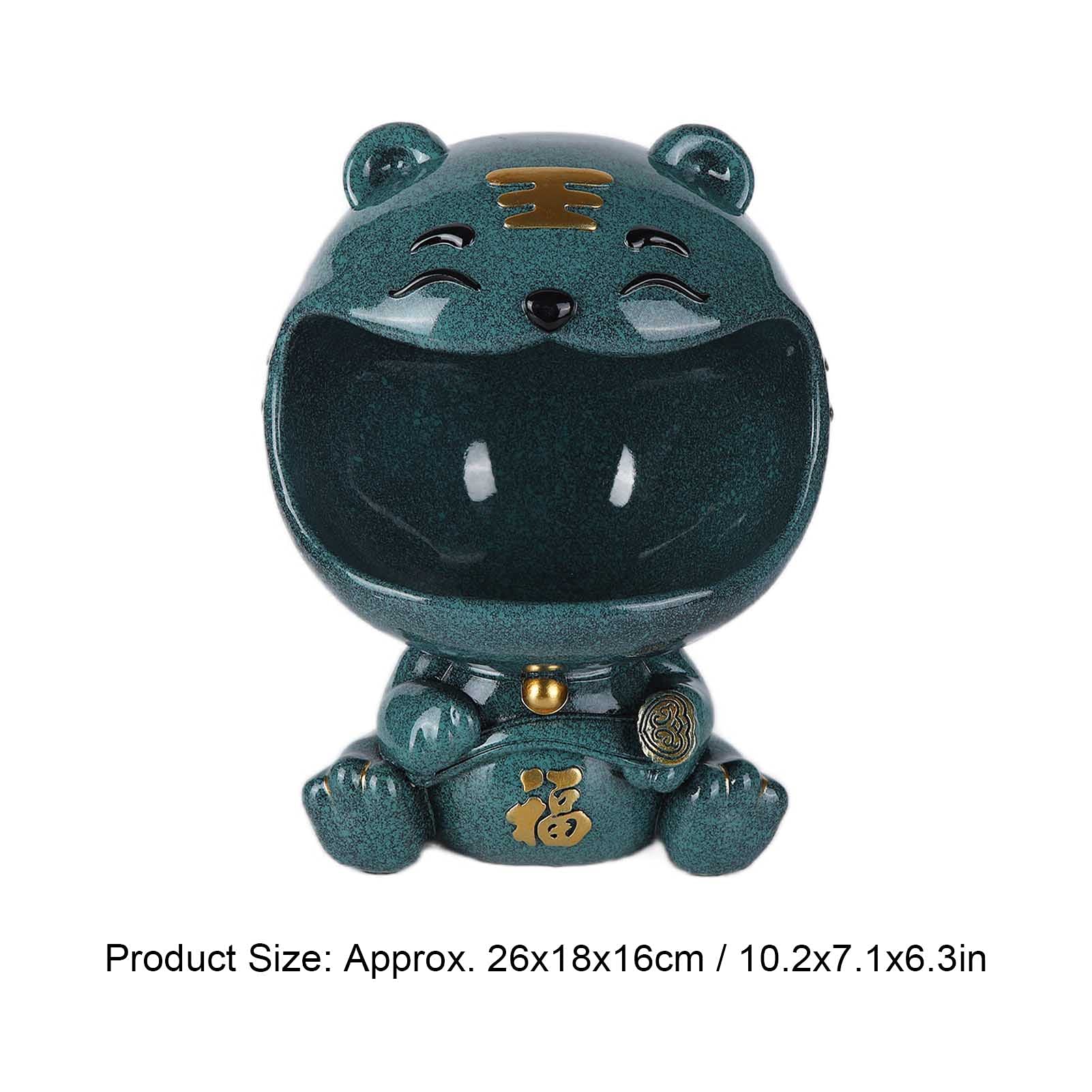 Scatola Portaoggetti per Figurine di Animali, Resina, 26 X 18 X