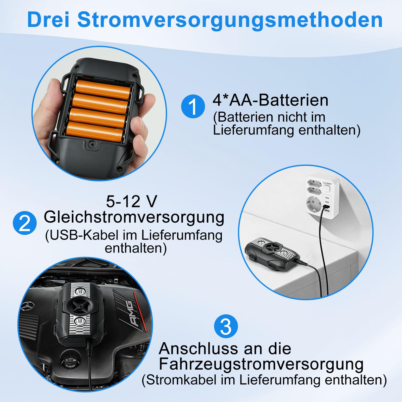 2 Stück Marderschreck Auto, Marderabwehr Dachboden mit Ultraschall & Blinklicht, Mauseabwehr Kraftfahrzeugmotor, Mäuseabwehr Marderschreck für Haus, Garage, Garten, Keller