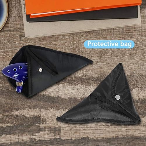 Miniatura 5 de SENHAI Ocarina Instrumento con correa para el cuello y libro de canciones, Ocarinas Alto C de 12 hoyos con caja de regalo, soporte de exhibición en