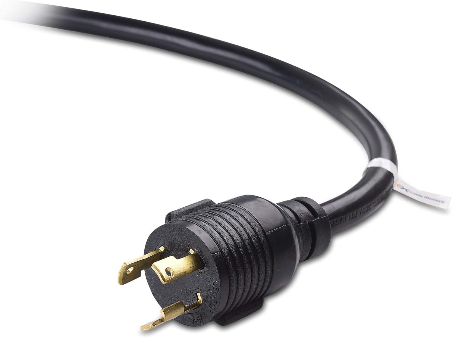 Cable Matters LED-Lit 3 Prong 30 Amp to 15 Amp Adapter for Generator (30 AMP to 110 Adapter Splitter) 3 Feet - NEMA L5-30P to 2X 5-20R & LED-Lit 4 Prong 30 Amp to 15 Amp Adapter 30 Inches