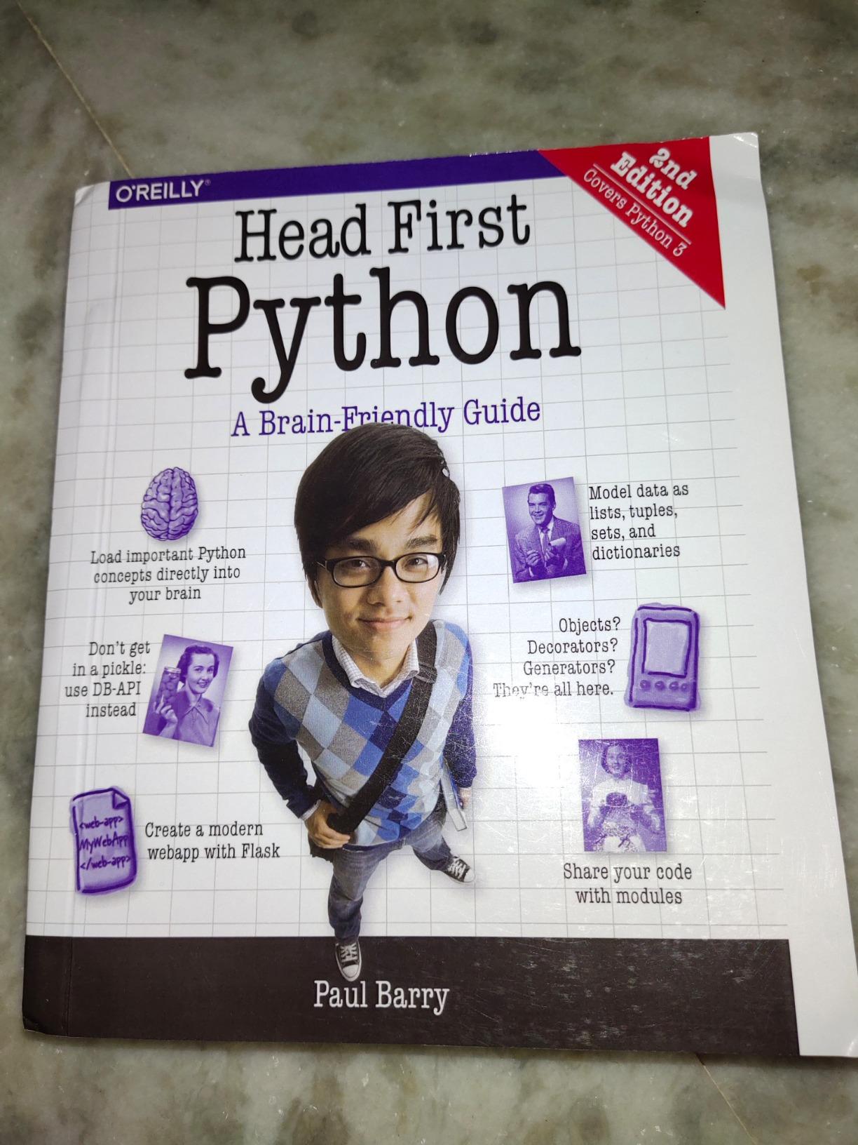 Python Paul Barry Head First Python 2e : Barry, Paul: Amazon.in: Books