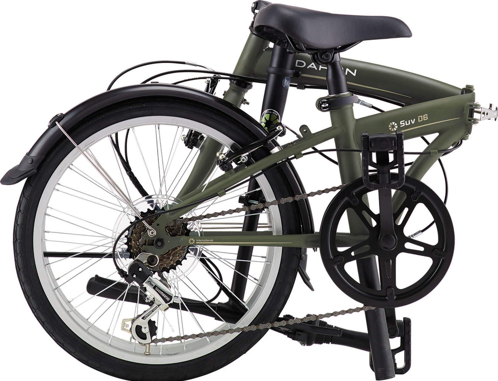 DAHON SUV D6 20インチ スチール製折りたたみ自転車 Amazon | DAHON(ダホン) SUV D6 インターナショナルモデル