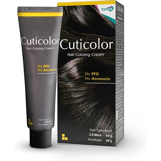 Cuticolor Hair Color - Sensitive Scalp - Black