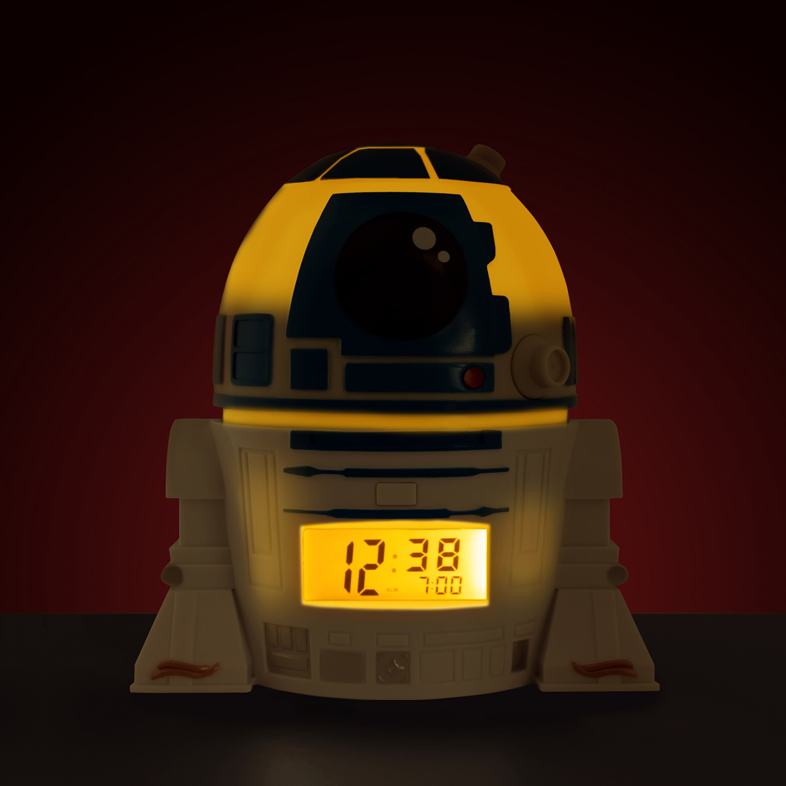 Image secondaire de Réveil veilleuse R2D2 Star Wars BulbBotz 2021401 avec son caractéristique pour enfant