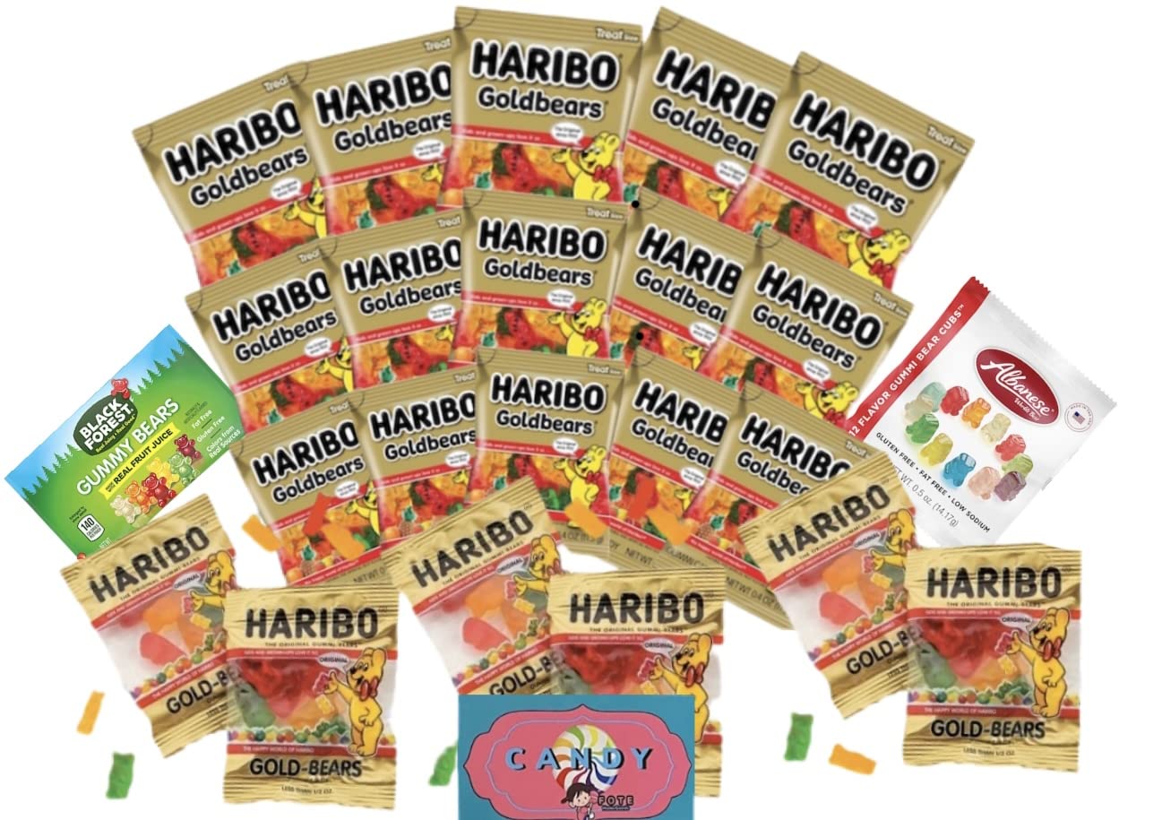 Haribo Gold Bears Gummy Bears Mini Pouches Candy Faves