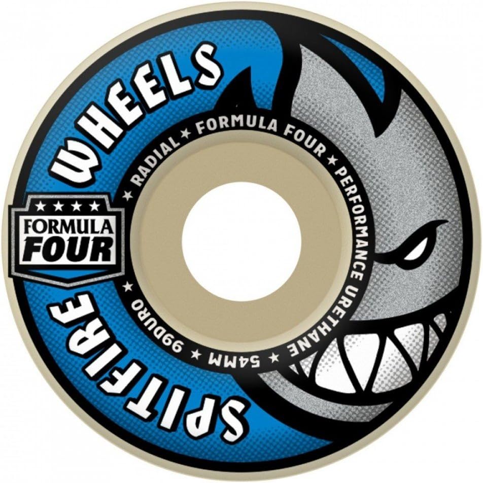 Spitfire Formula Four Radial 99a Skateboard Wheels 54mm (Set of 4)