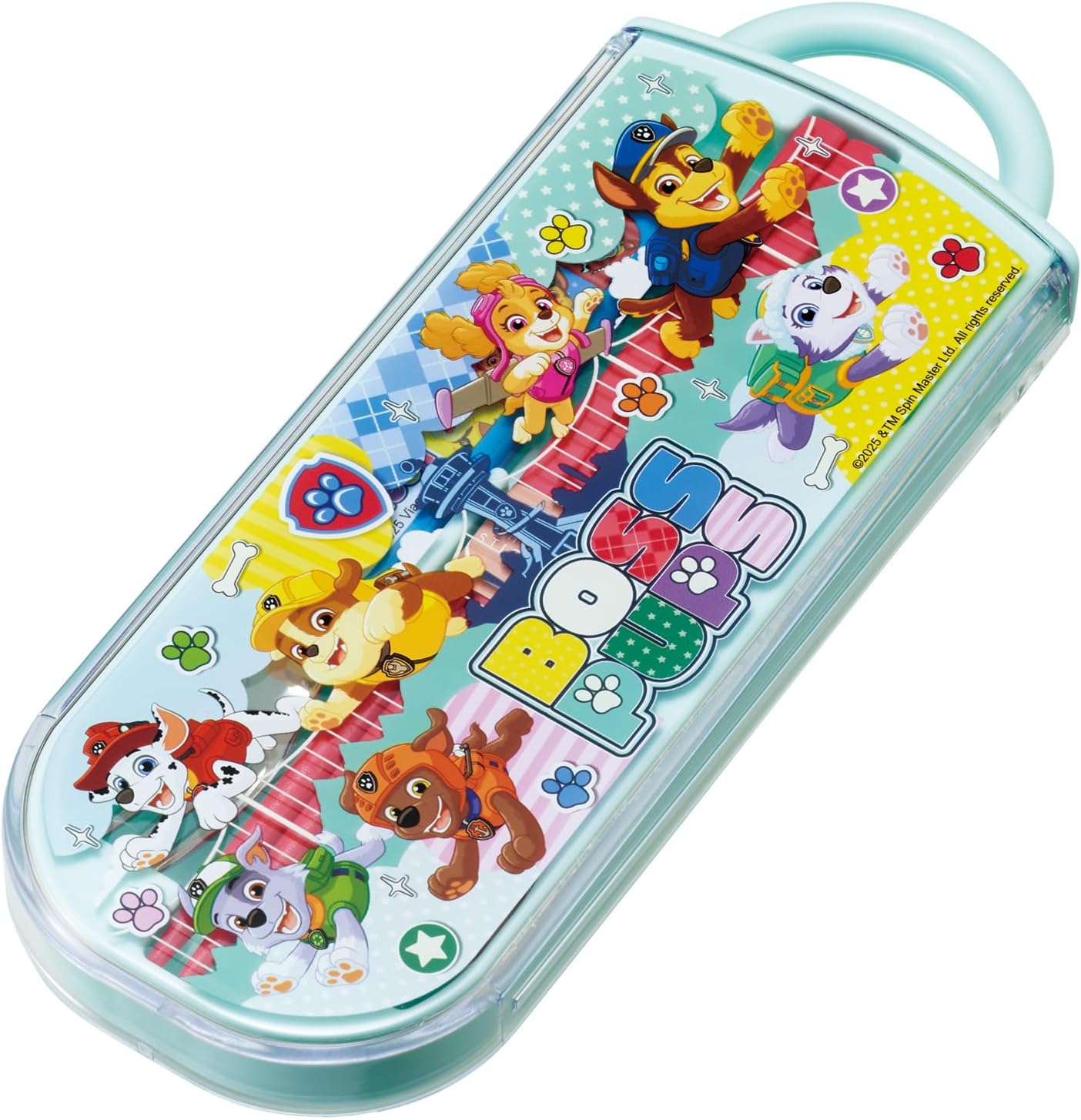 Skater TACC2-A Men’s Bento Chopsticks, Trio Set, Chopsticks, Spoon, Fork, 6.5 inches (16.5 cm), Paw Patrol 26