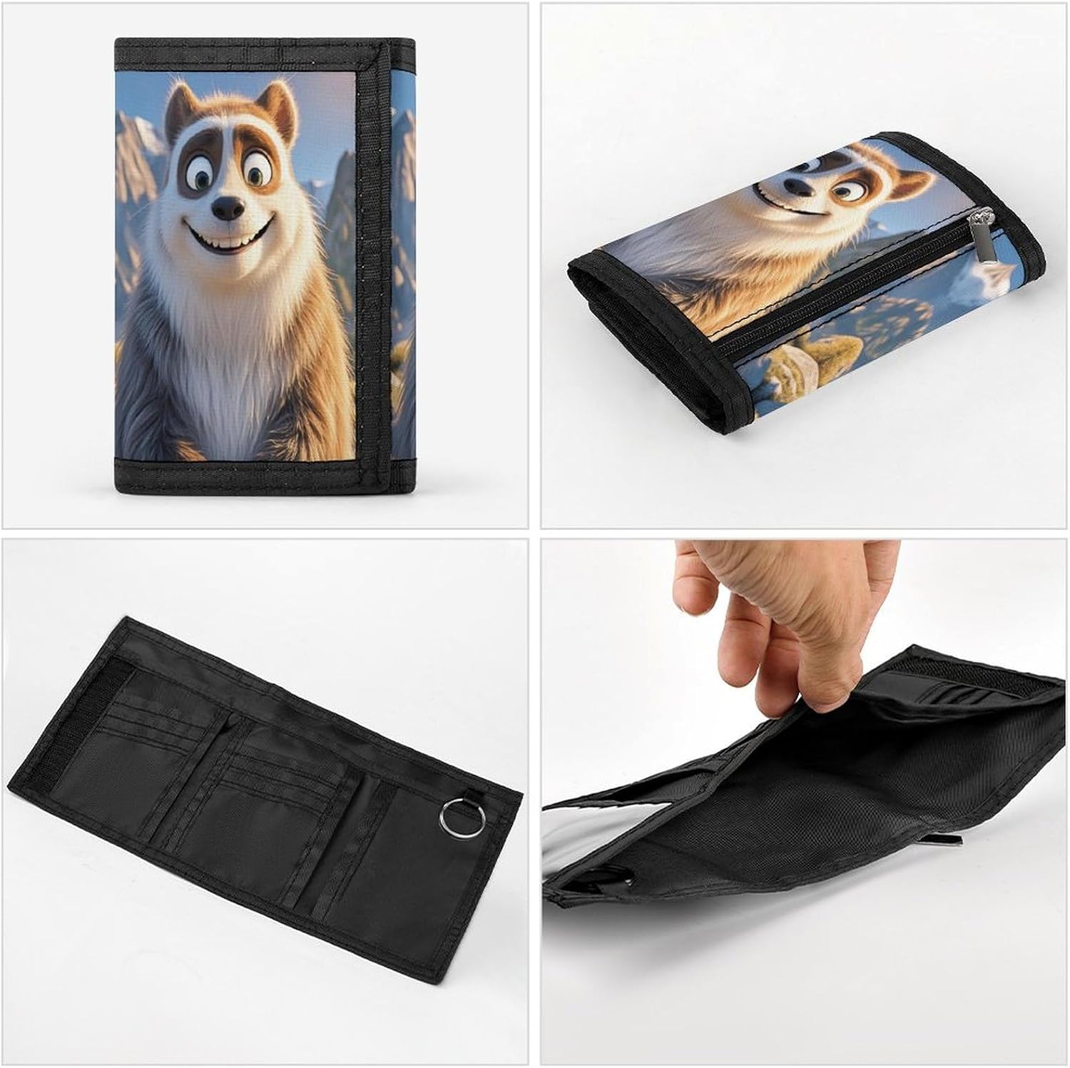 Stylish Trifold Wallet Slim Minimalist Front Pocket Cards Purse image 5