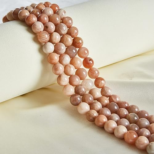 Miniatura 82 de 45 cuentas de turmalina negra de 0.315 pulgadas (0.315 in), cuentas de piedras preciosas naturales redondas sueltas