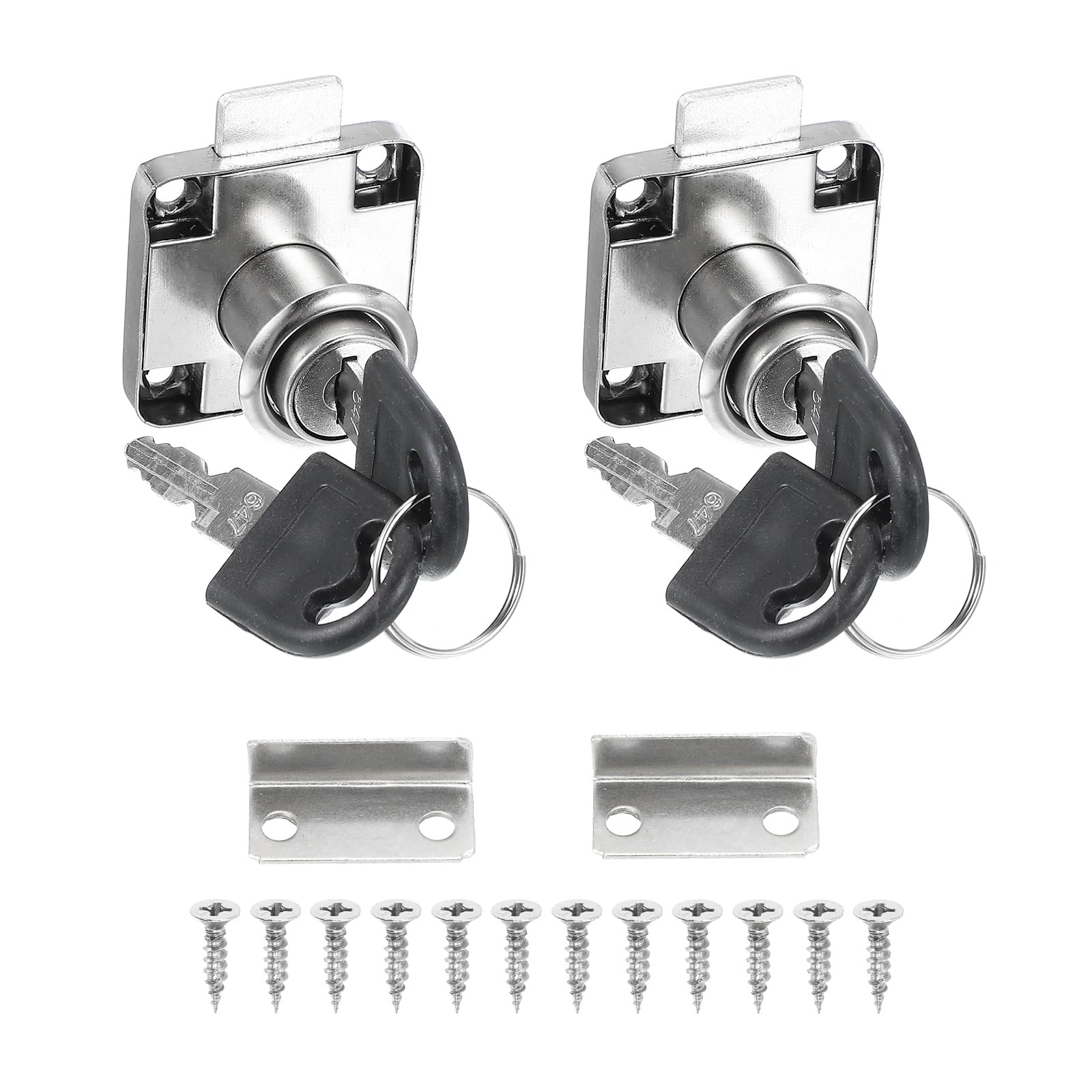 PATIKIL 2 Pack Drawer Lock with Keys