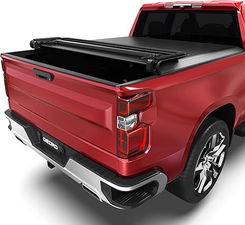 OEDRO Cubierta suave para caja de camioneta compatible con Chevrolet SilveradoGMC Sierra 2500 3500 HD 2020 2021 2022 2023 2024
