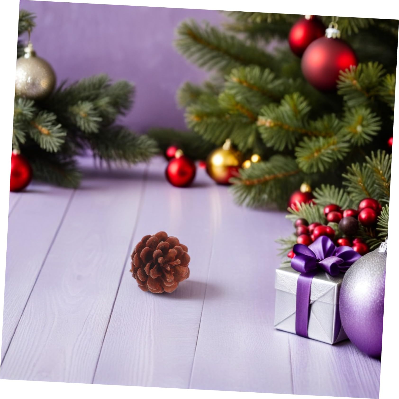120 Piezas De Piñas Secas Adornos Navideños Piñas Naturales Relleno para Jarrones Café