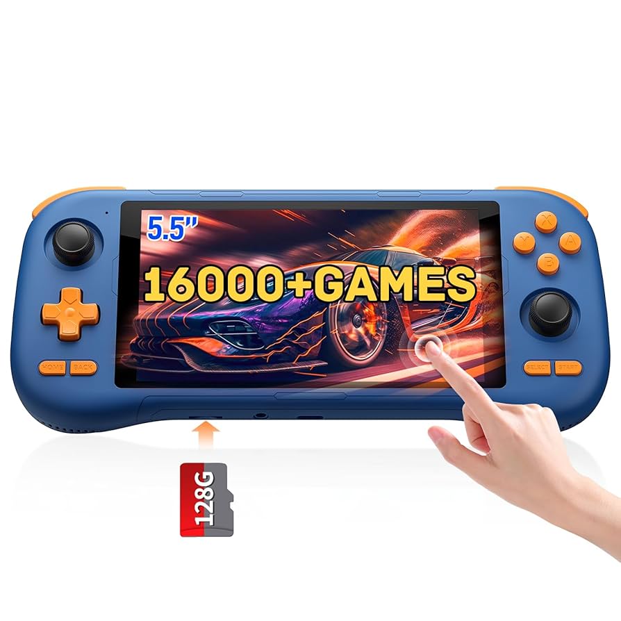 KINHANK K56 + 64gbマイクロSD　中華エミュレーターゲーム機 Amazon.com: Kinhank K56 Retro Handheld Game Console Built-in