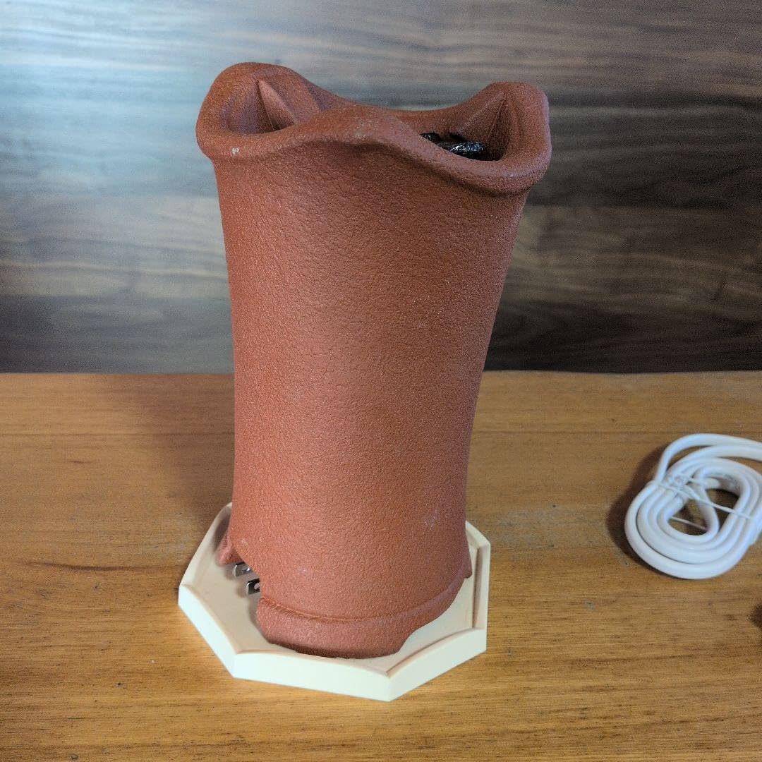 Amazon | 朱泥 電気涼炉 煎茶風炉 電熱器 煎茶道具 茶道具 炭型