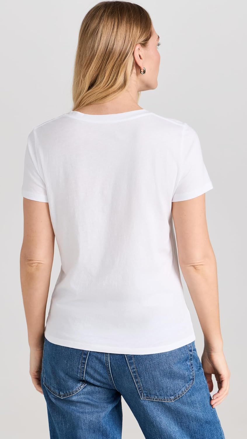 Vince Women's Essential V Neck Tee - Image 3