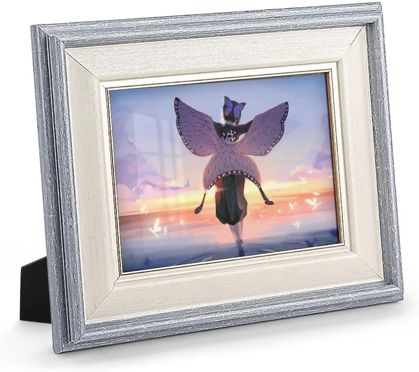 フォトフレーム 額縁 胡蝶しのぶ 16 写真立て フォトフレーム 木製 けフォトフレーム デザインフォト