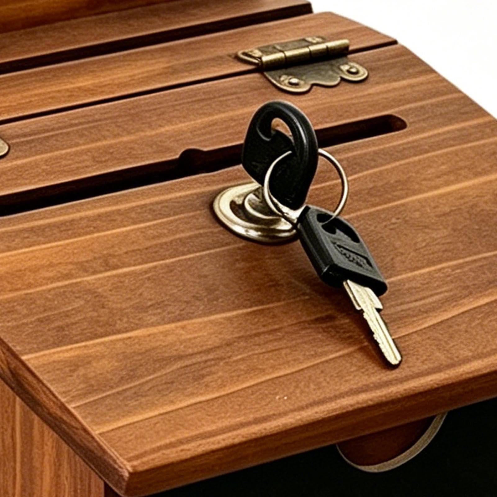 Scatole sicure – Contenitore portatile decorativo con serratura | Scatole regalo in legno per chiese, aule, scuola, preghiera, votazione, offerta, commento di beneficenza