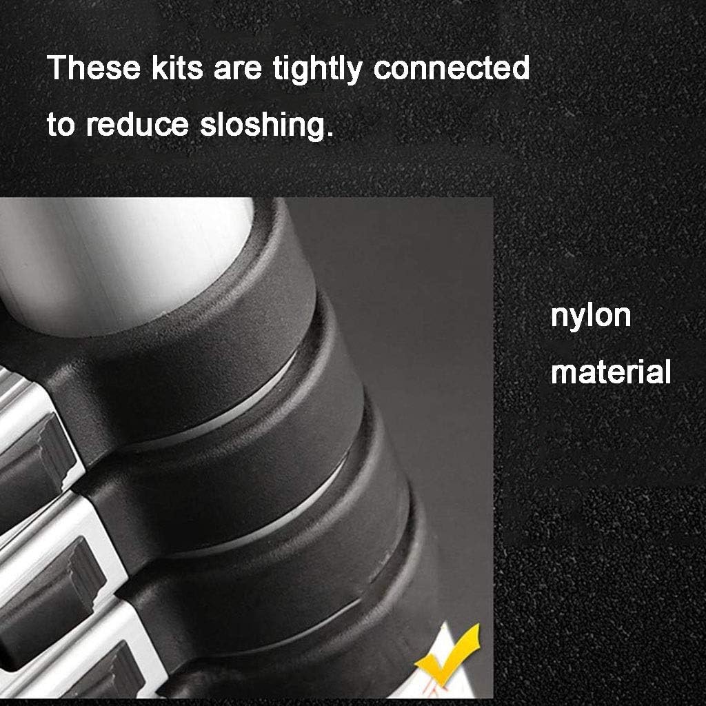 Telesladder 4.1M/13.4Ft Multi-Purpose Portable Aluminum Alloy Extension Ladder - Foldable Lightweight Ideal for Home Garden and DIY Projects