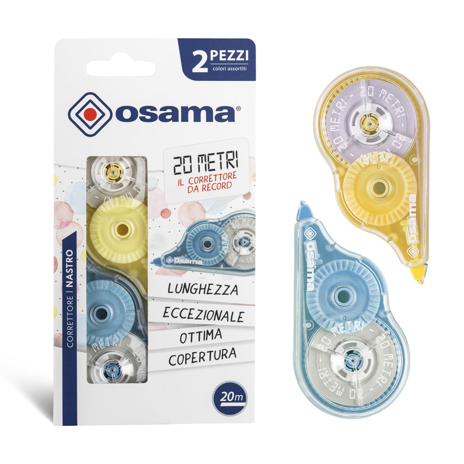 Set Di 6 Nastri Correttori USMLTOOYS | Colore Rosa Dopamina | Asciugatura Rapida | Per Scuola E Ufficio | Compatibili Con Tutte Le Penne