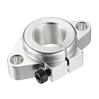 Vista 2 de uxcell 4PCS SHF16 Aluminio Linear Motion Rail Soporte de guía de barra de sujeción para eje de 0.630 in de diámetro