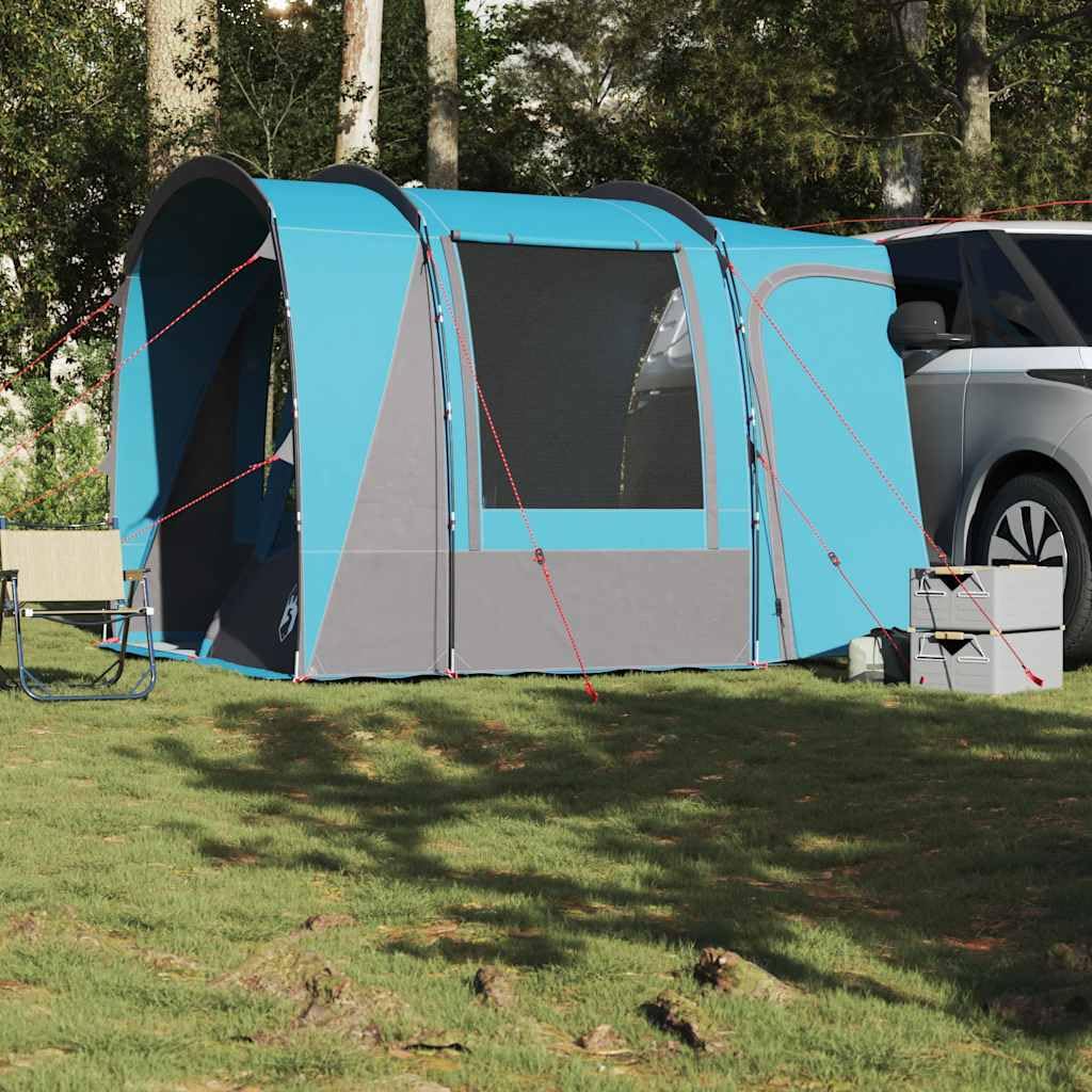 Tenda per auto per 4 persone, impermeabile, pieghevole, in poliestere con rivestimento in poliuretano, per auto, festival e viaggi, con borsa per il trasporto