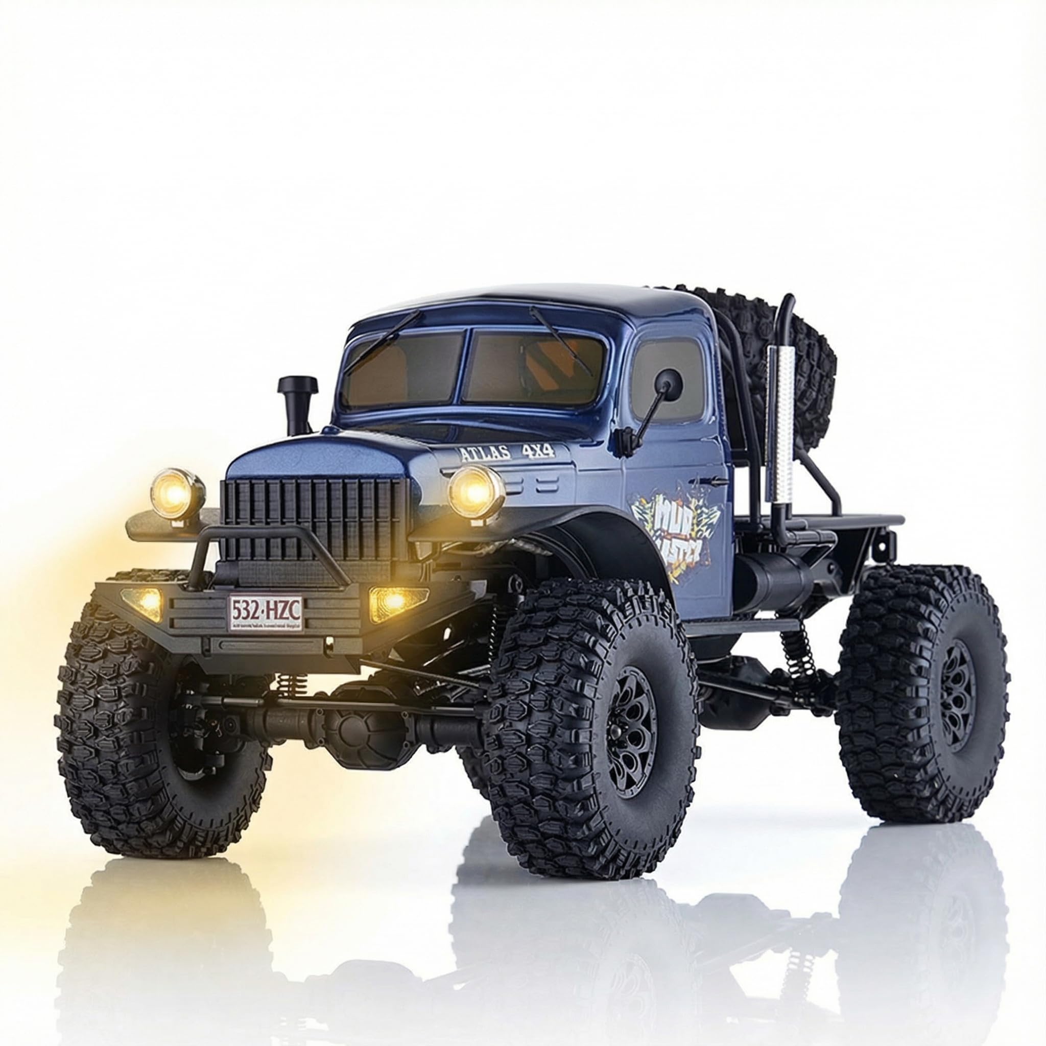 Amazon.com: EAZYRC FMS Rochobby 1/10 Atlas Ready Set RC Crawler RC
