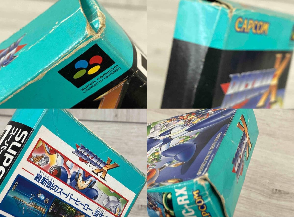 動作確認済み】SFC ロックマンX【説明書に書き込みあり】