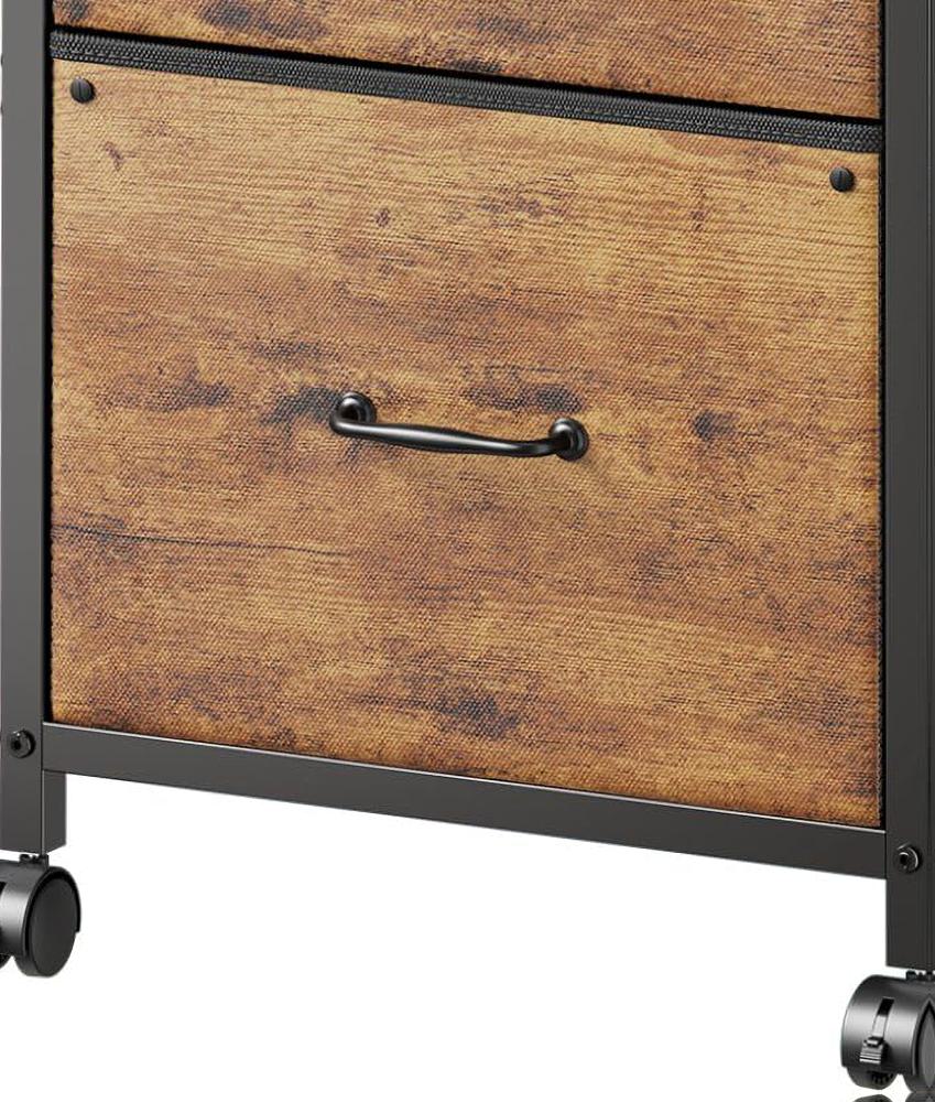 Amazon.com: Maihail 3 Drawer Mobile File Cabinet with Wheels