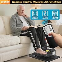 Vista 5 de Under Desk Elliptical Machine, Electric Elliptical Exerciser for Senior, Quiet & Small Electric Seated Pedal Exerciser for Home with Display